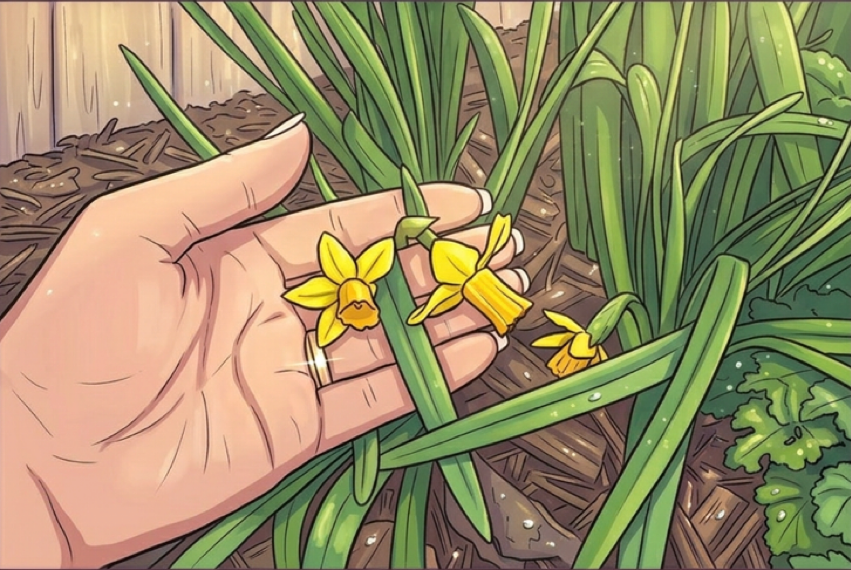 A single daffodil